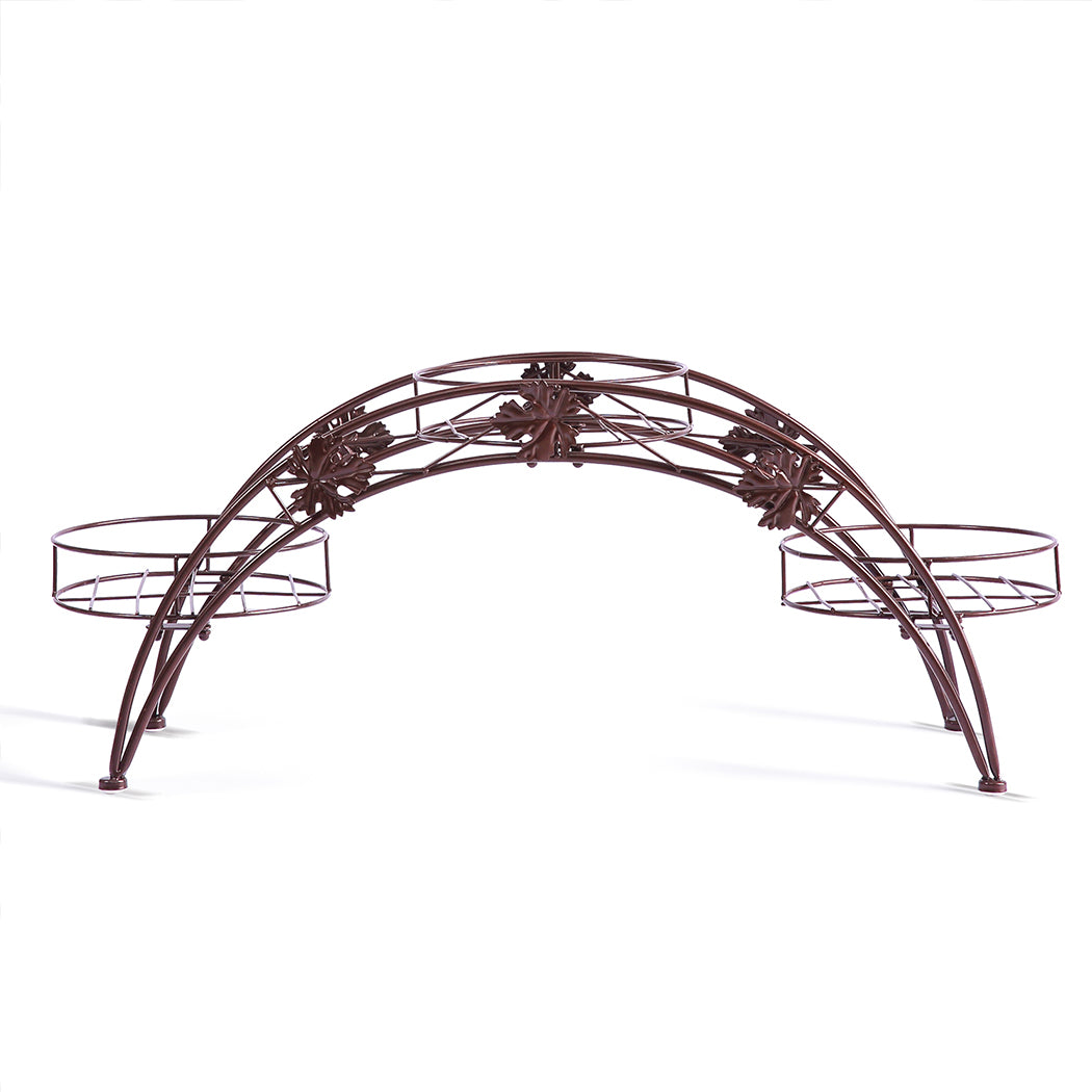 Levede Plant Stand Outdoor Indoor Metal Bronze-1864184707210678275