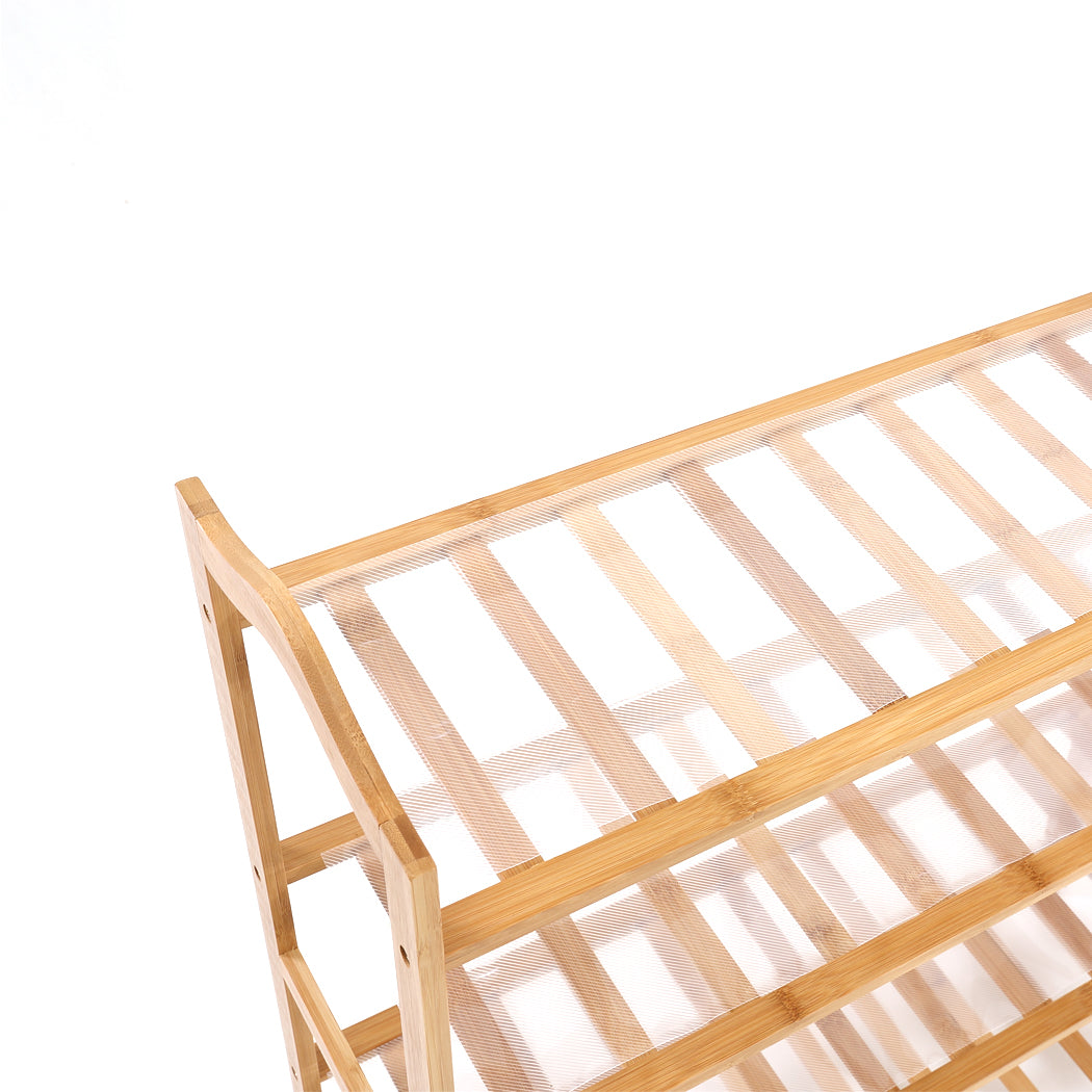 Levede Bamboo Shoe Rack Storage Wooden-1917016719352795139