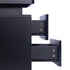 Levede Bedside Tables Side Table 2 Drawers Black-2006733164113956867