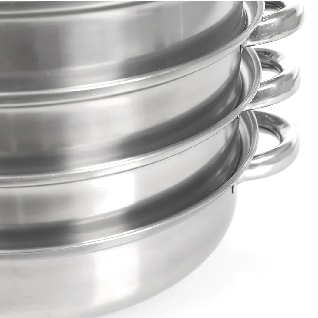 TOQUE Stainless Steel Steamer Meat Vegetable-2025742037680263172