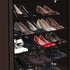 Levede 10 Tier Shoe Rack Portable Storage Brown-2006733139115905028