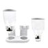 TOQUE Double Cereal Dispenser Dry Food White-1864183135021961221