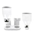 TOQUE Double Cereal Dispenser Dry Food White-2029387278626983941