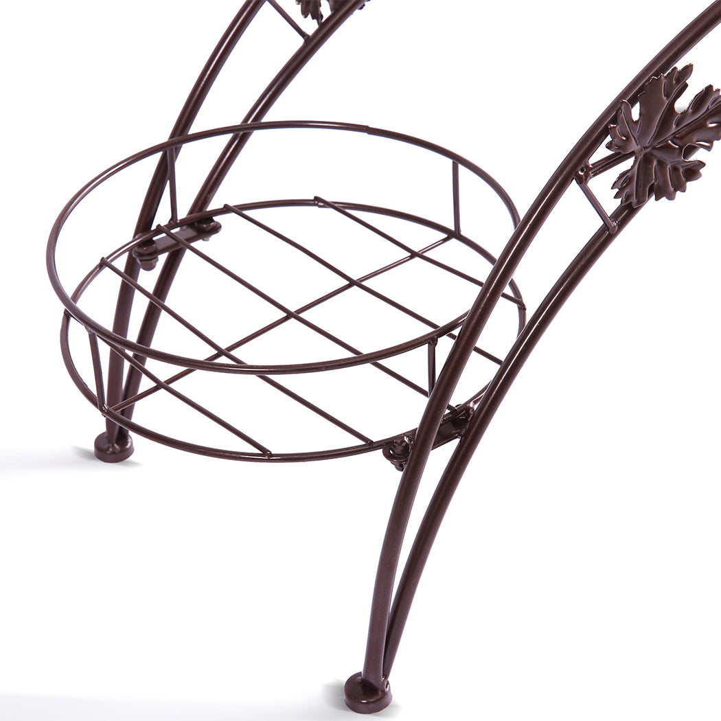 Levede Plant Stand Outdoor Indoor Metal Bronze-1864184707210678278