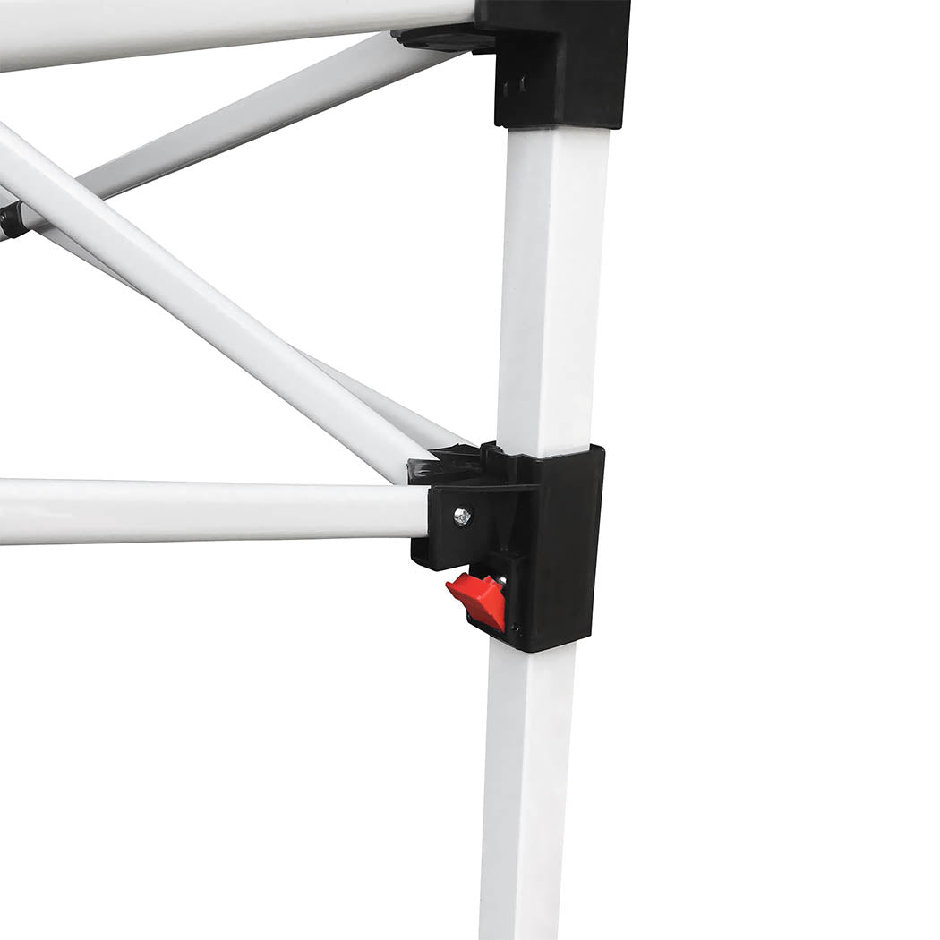 Mountview Gazebo 3x3m Pop Up Marquee Grey-2006732915622416390