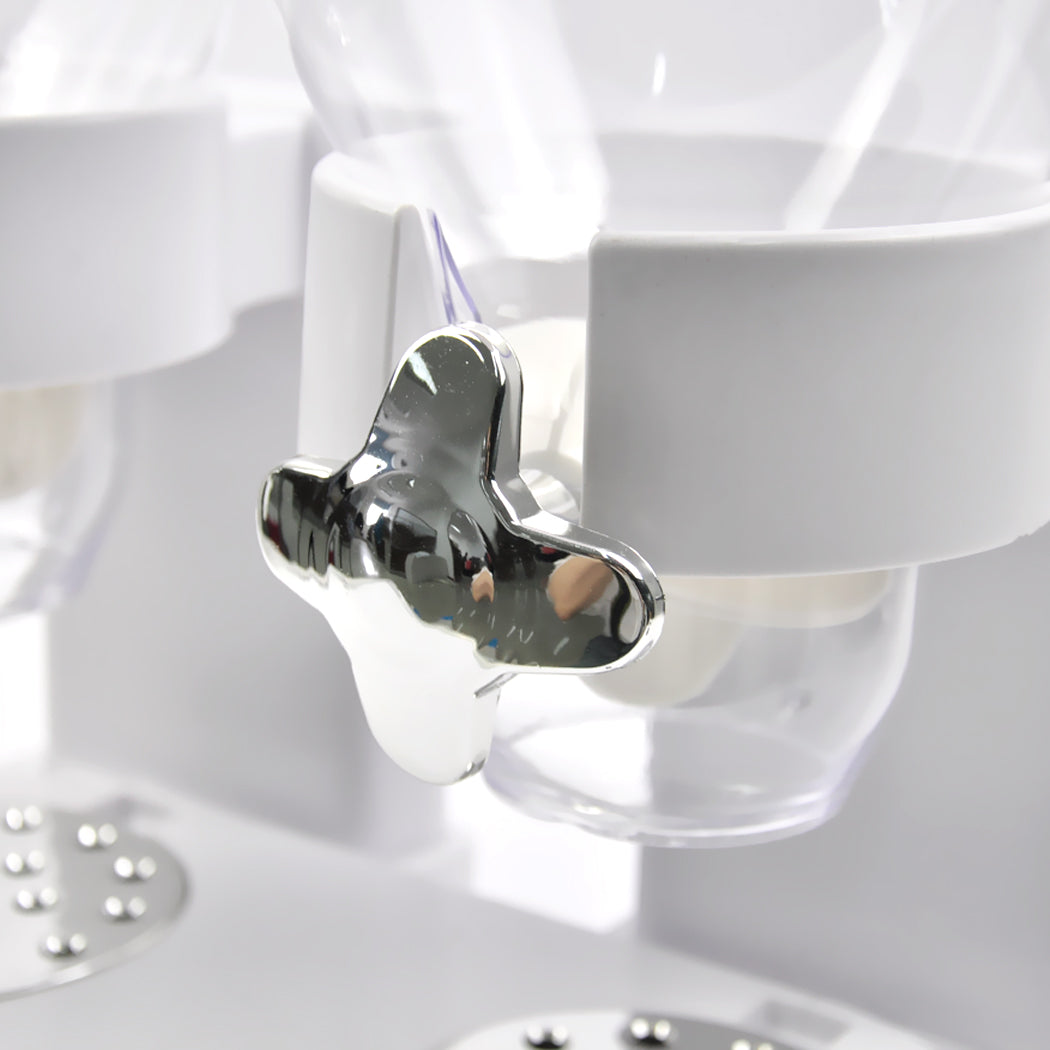 TOQUE Double Cereal Dispenser Dry Food White-1864183135021961222