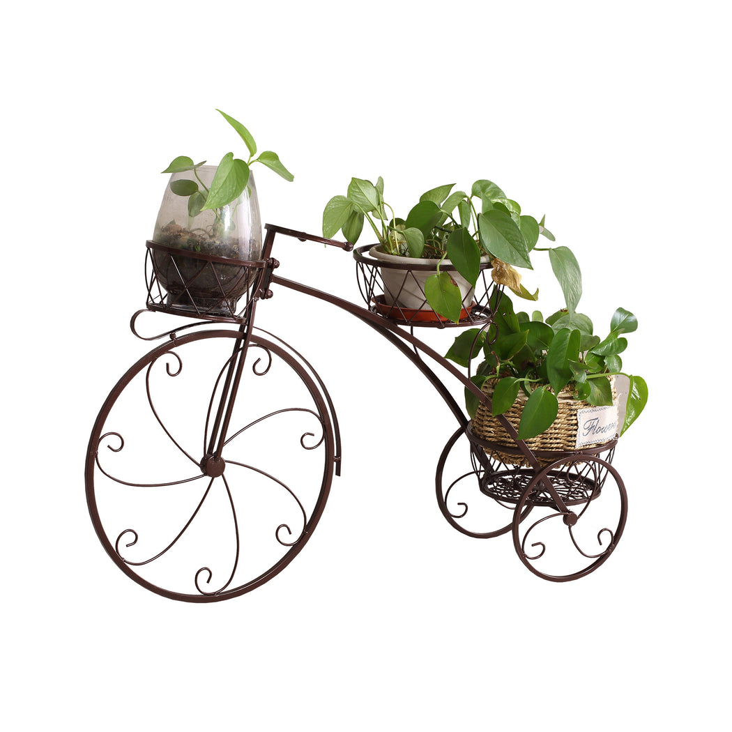 Levede Plant Stand Outdoor Indoor Metal Bronze-1864184708938731526