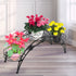Levede Plant Stand Outdoor Indoor Metal Black-2018816657631350791