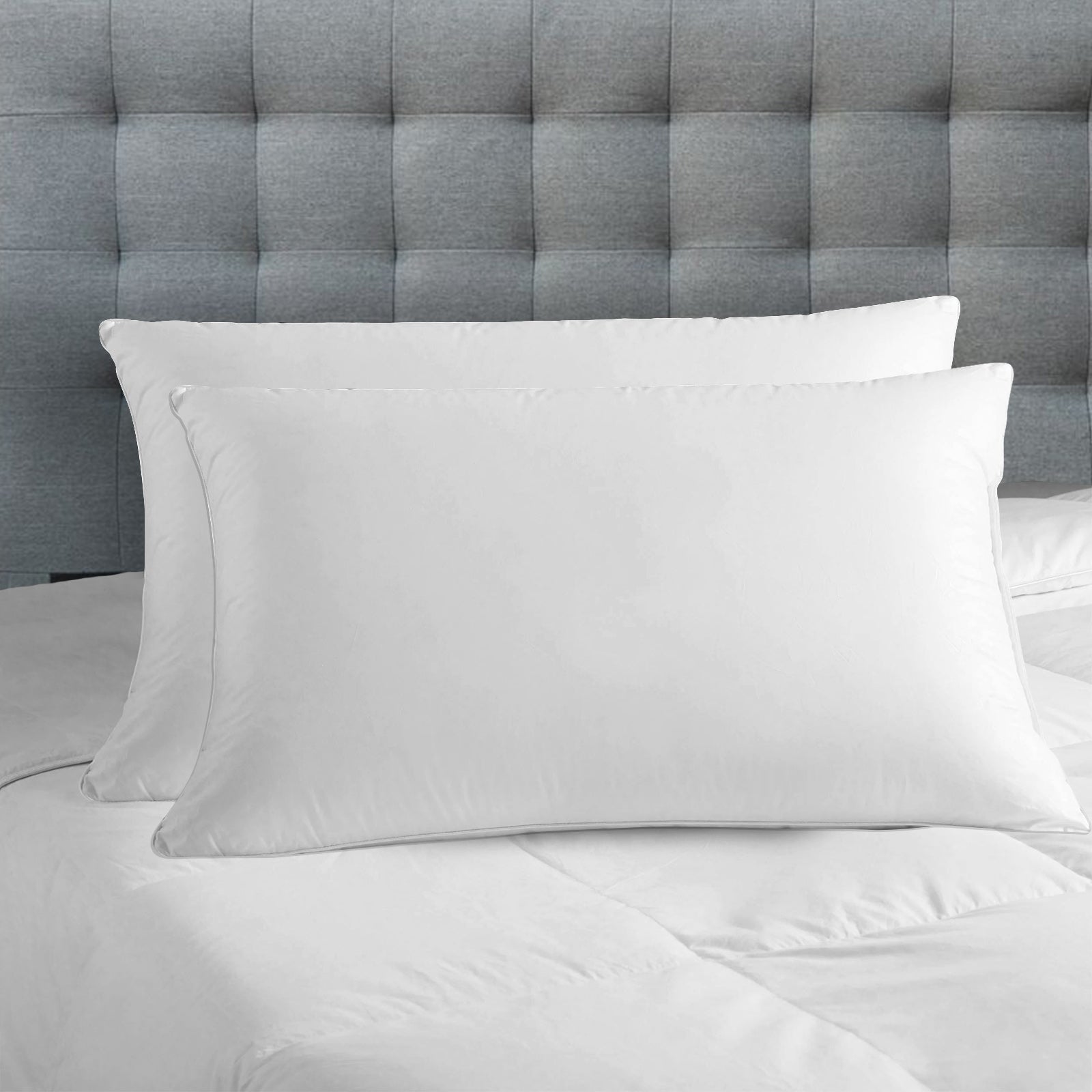 Luxury - Bamboo Gusset Pillow - Twin Pack-1897053474789658624