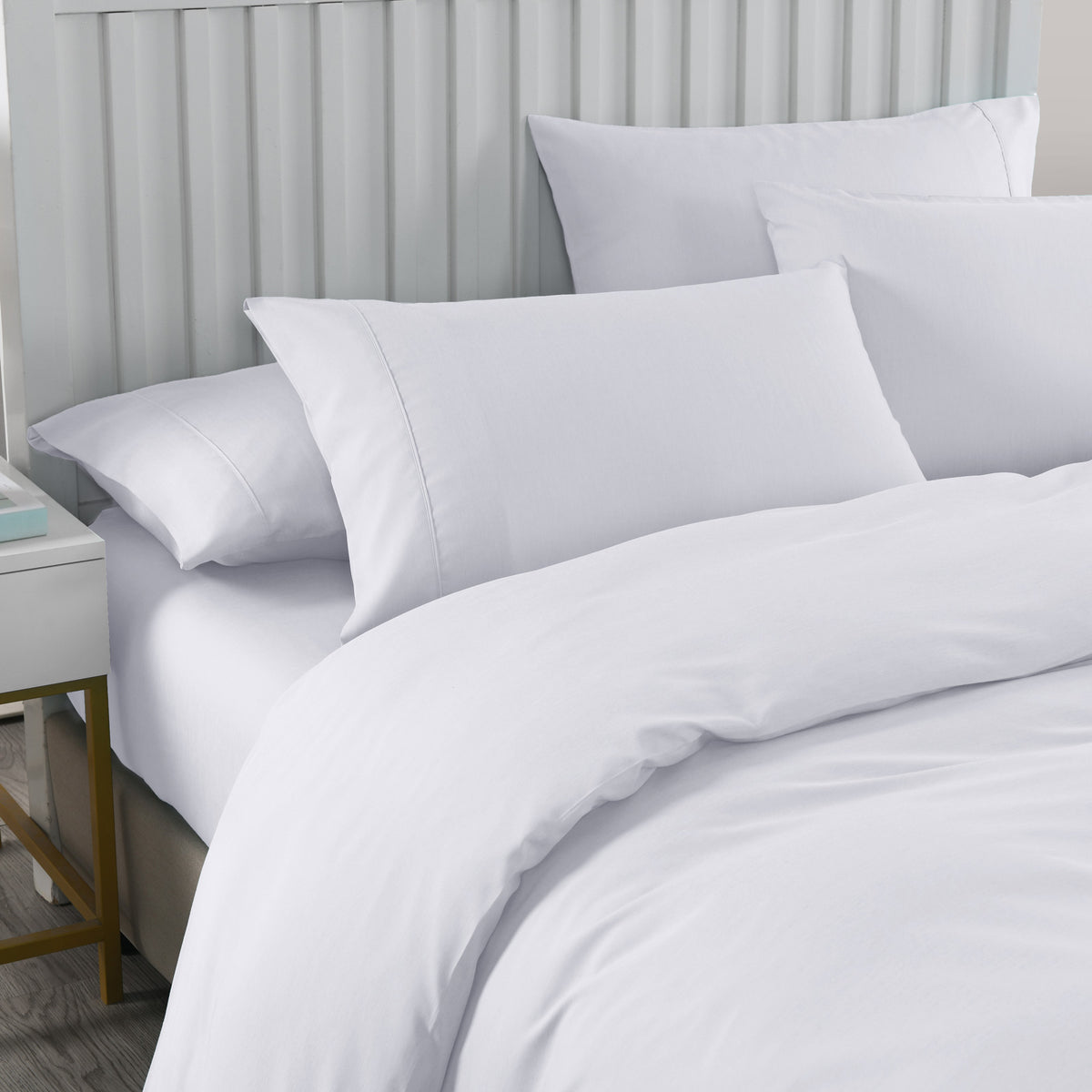 Royal Comfort Bamboo Cooling 2000TC Quilt Cover Set - Double-White-1951134827688366081