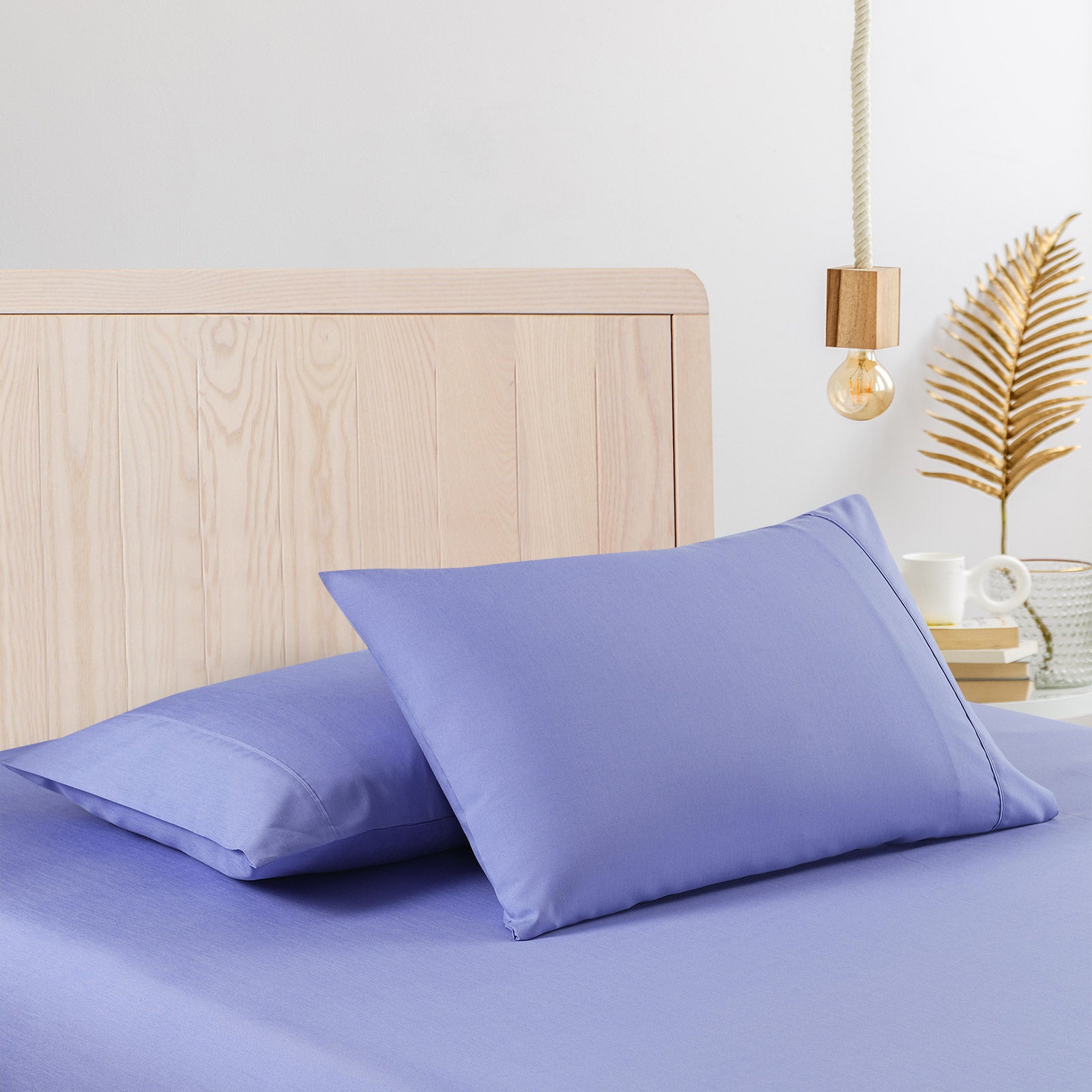 Casa Decor Bamboo Cooling  2000TC Sheet Set - Queen - Mid Blue