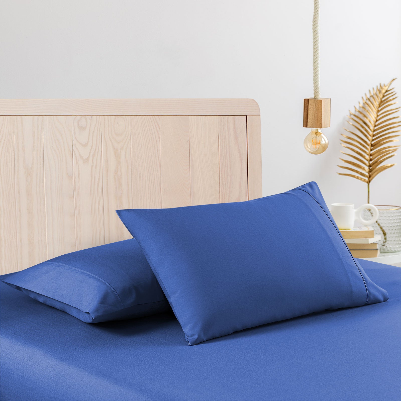 Casa Decor Bamboo Cooling  2000TC Sheet Set - Queen - Royal Blue