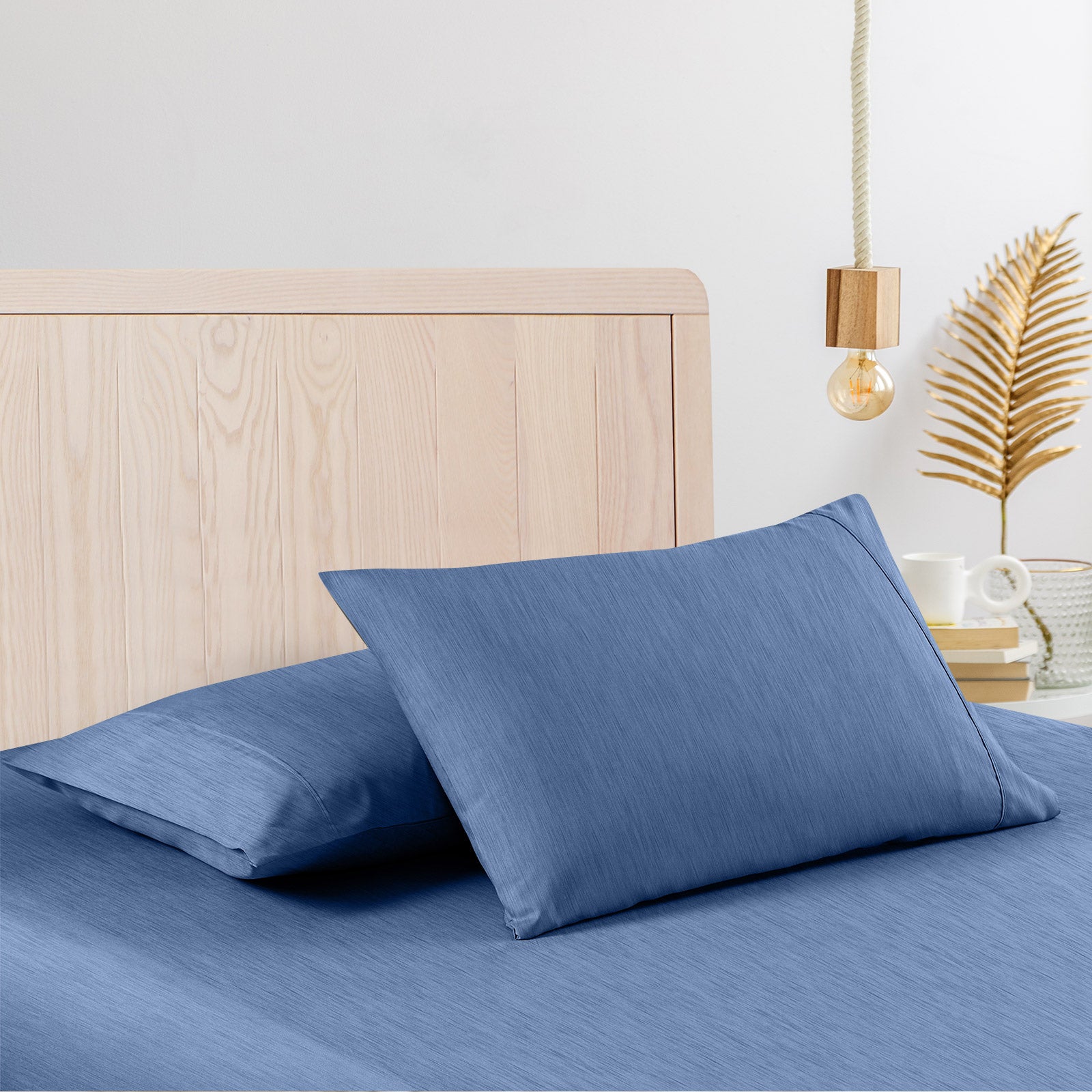 Casa Decor Bamboo Cooling  2000TC Sheet Set - King - Denim