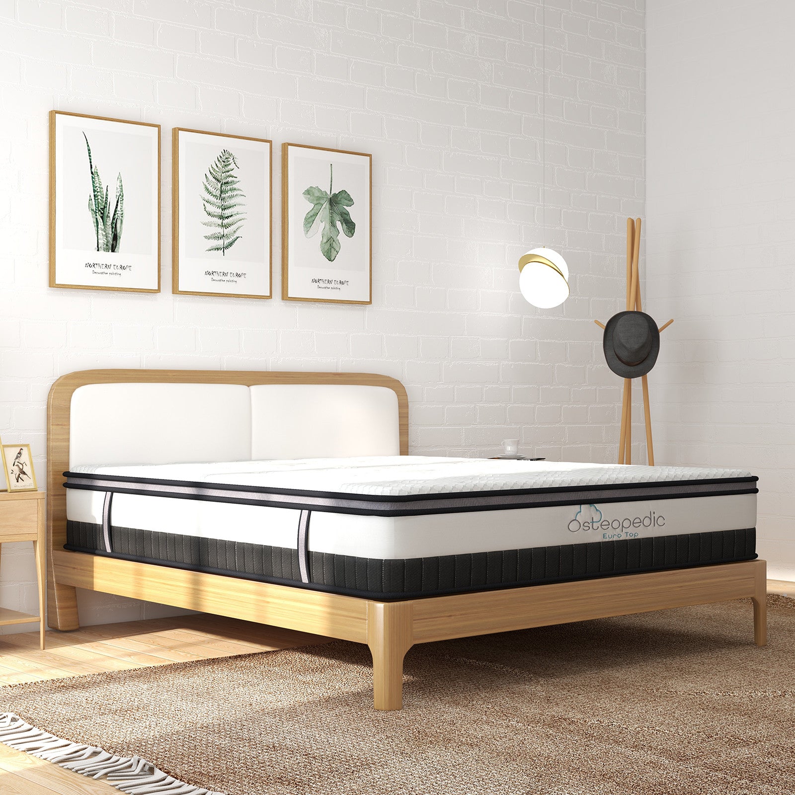Osteopedic Euro Top Pocket Spring Mattress - King Single-1902483617389613060