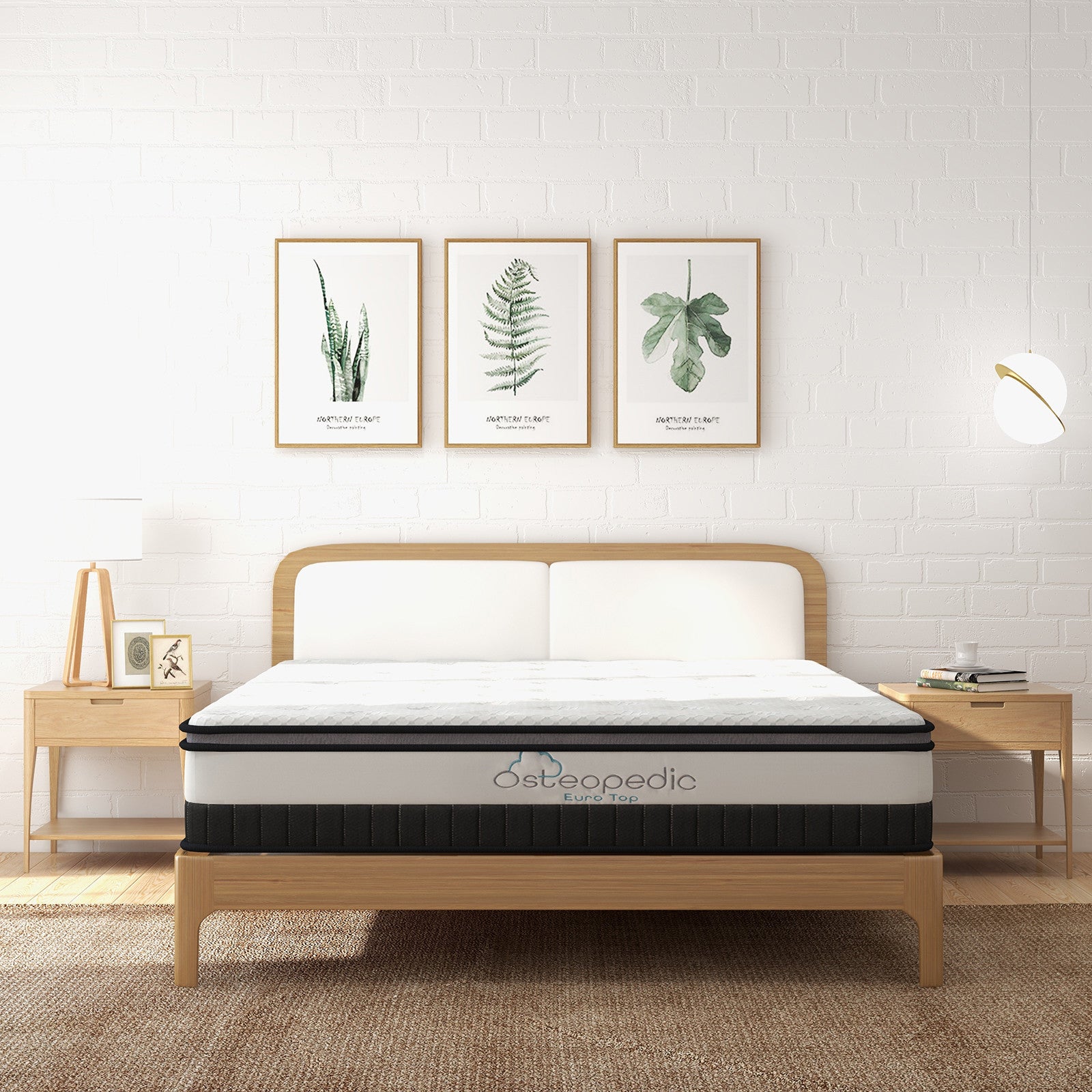 Osteopedic Euro Top Pocket Spring Mattress - King Single-1902483617389613061