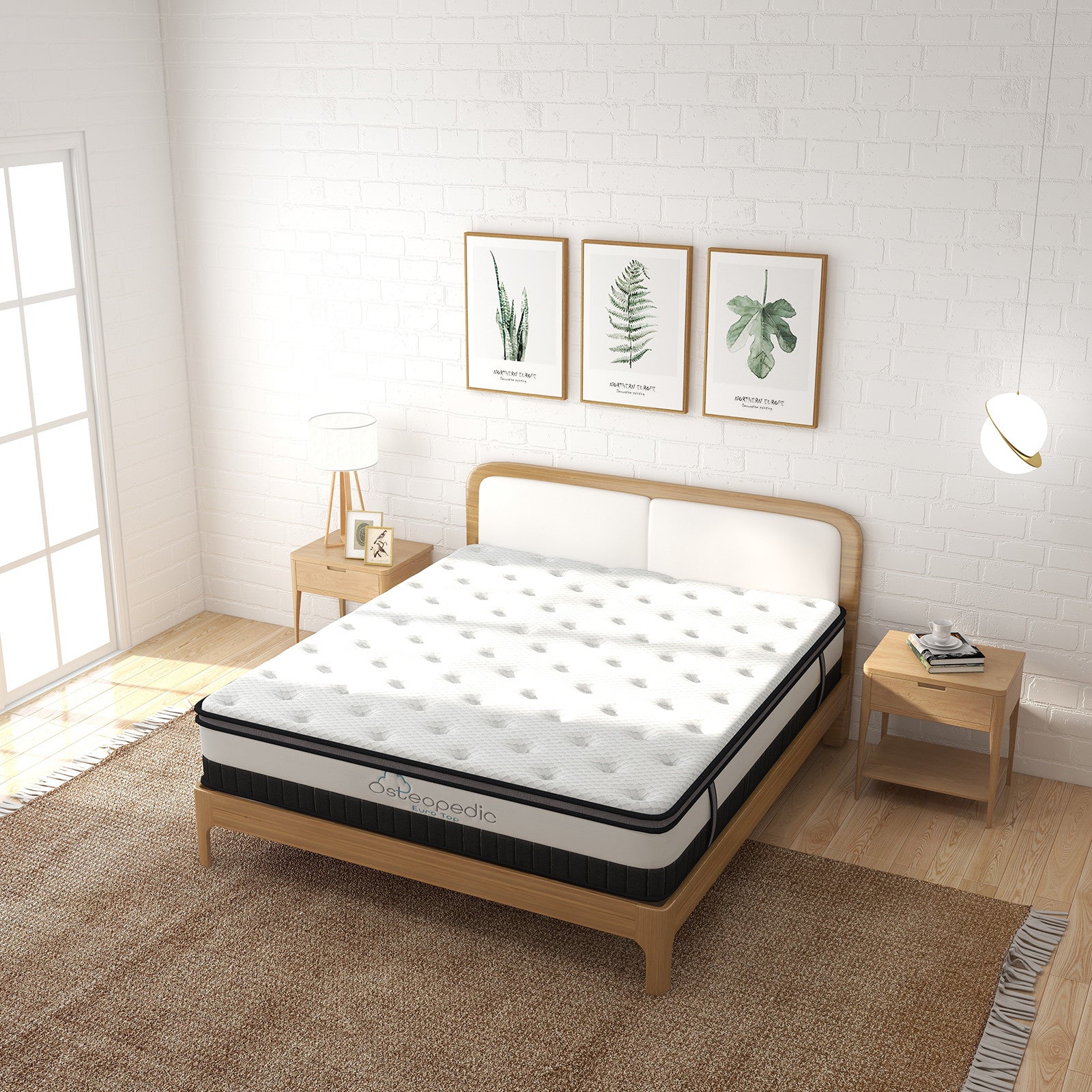 Osteopedic Euro Top Pocket Spring Mattress - King Single-1902483617389613062