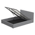 Milano Luxury Gas Lift Bed with Headboard (Model 1) - Grey No.28 - Double-1902483614675898368