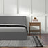 Milano Luxury Gas Lift Bed with Headboard (Model 1) - Grey No.28 - Double-1902483614675898373