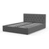 Milano Capri Luxury Gas Lift Bed With Headboard (Model 3) - Grey  No.28 - King-1951134895086637056