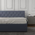 Milano Capri Luxury Gas Lift Bed With Headboard (Model 3) - Charcoal No.35 - King Single-1902483615275683842