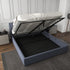 Milano Capri Luxury Gas Lift Bed With Headboard (Model 3) - Charcoal No.35 - King Single-1902483615275683843