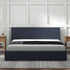 Milano Luxury Gas Lift Bed with Headboard (Model 1) - Charcoal No.35 - Single-1902483615590256645