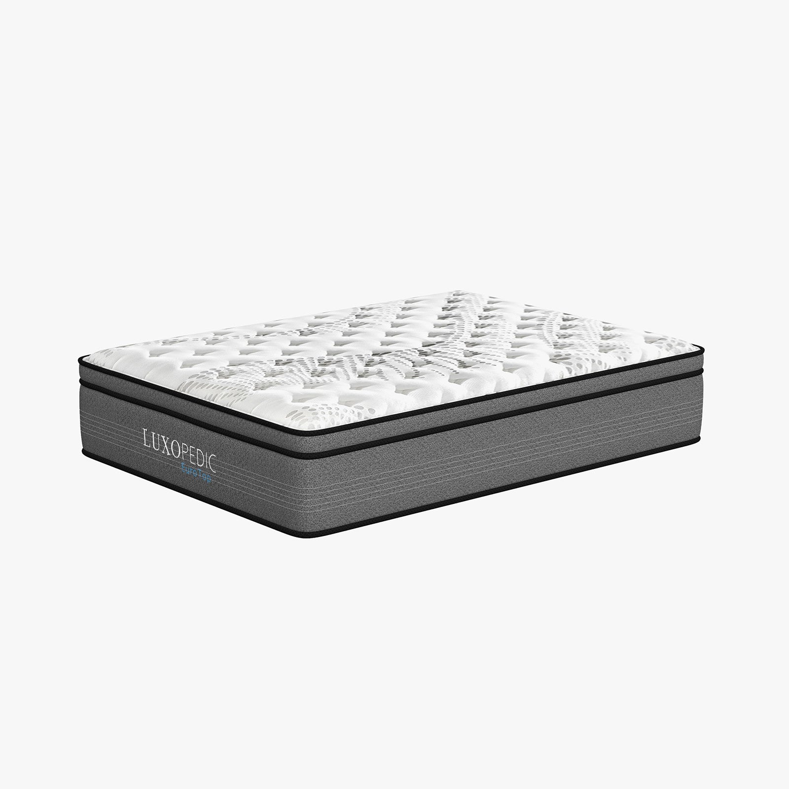 Luxopedic Pocket Spring Mattress 5 Zone 32CM Euro Top Memory Foam Medium Firm-1902483617846792192