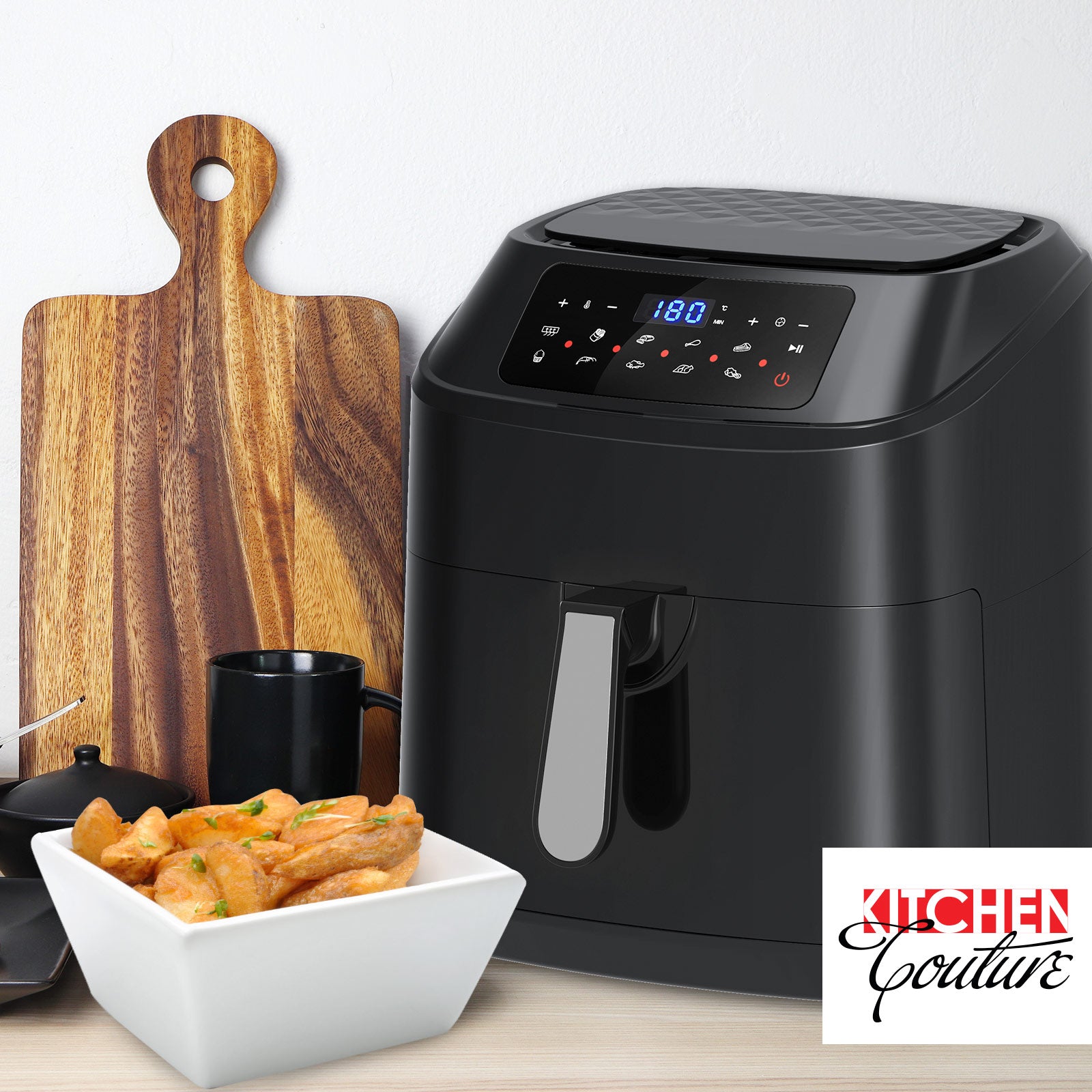 Kitchen Couture Digital 11.5L Air Fryer - Black-1889884788127567877