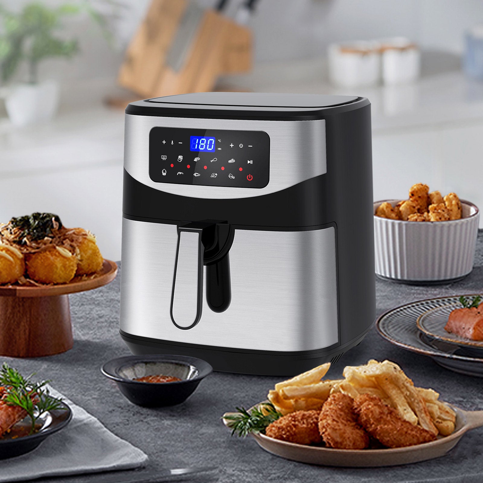 Kitchen Couture Digital 12L Air Fryer - Silver-1889884788303728644