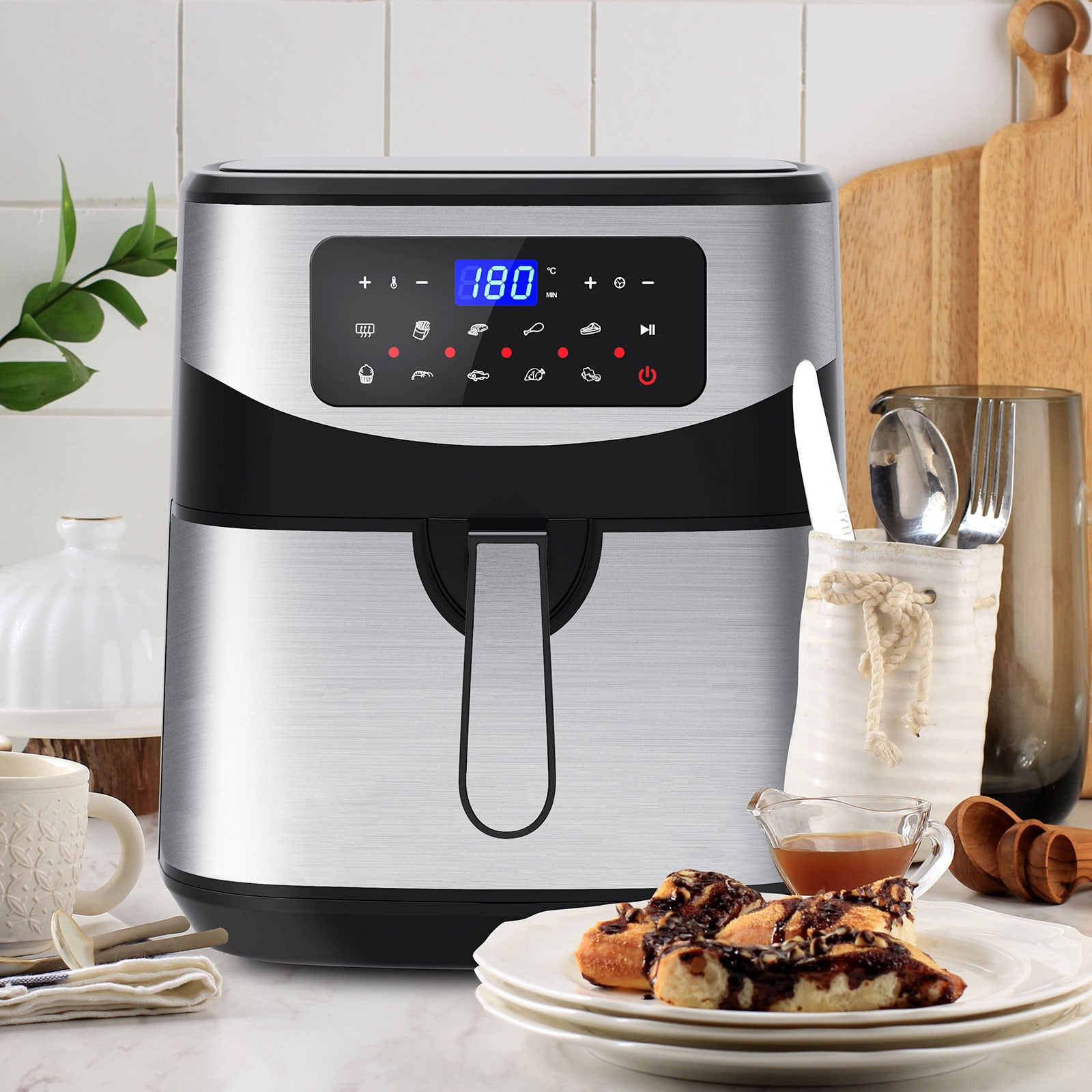 Kitchen Couture Digital 12L Air Fryer - Silver-1889884788303728647