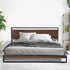 Milano Decor Azure Bed Frame with Headboard � Black - Single-1889884895556276224