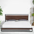 Milano Decor Azure Bed Frame with Headboard � Black - Single-1889884895556276227