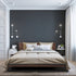 Milano Decor Azure Bed Frame with Headboard � Black - Single-1889884895556276229