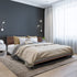 Milano Decor Azure Bed Frame with Headboard � Black - Single-1889884895556276231