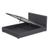 Milano Decor Eden Gas Lift Bed - Dark Grey - Single