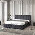 Milano Decor Eden Gas Lift Bed - Dark Grey - Double-1951134897640968193