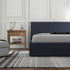 Milano Luxury Gas Lift Bed with Headboard (Model 1) - Charcoal No.35 - Double-1899951225365991427
