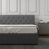 Milano Capri Luxury Gas Lift Bed With Headboard (Model 3) - Grey No.28 - King Single-1902483616626249730