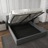 Milano Capri Luxury Gas Lift Bed With Headboard (Model 3) - Grey No.28 - King Single-1902483616626249731