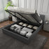 Milano Capri Luxury Gas Lift Bed With Headboard (Model 3) - Grey No.28 - King Single-1902483616626249735