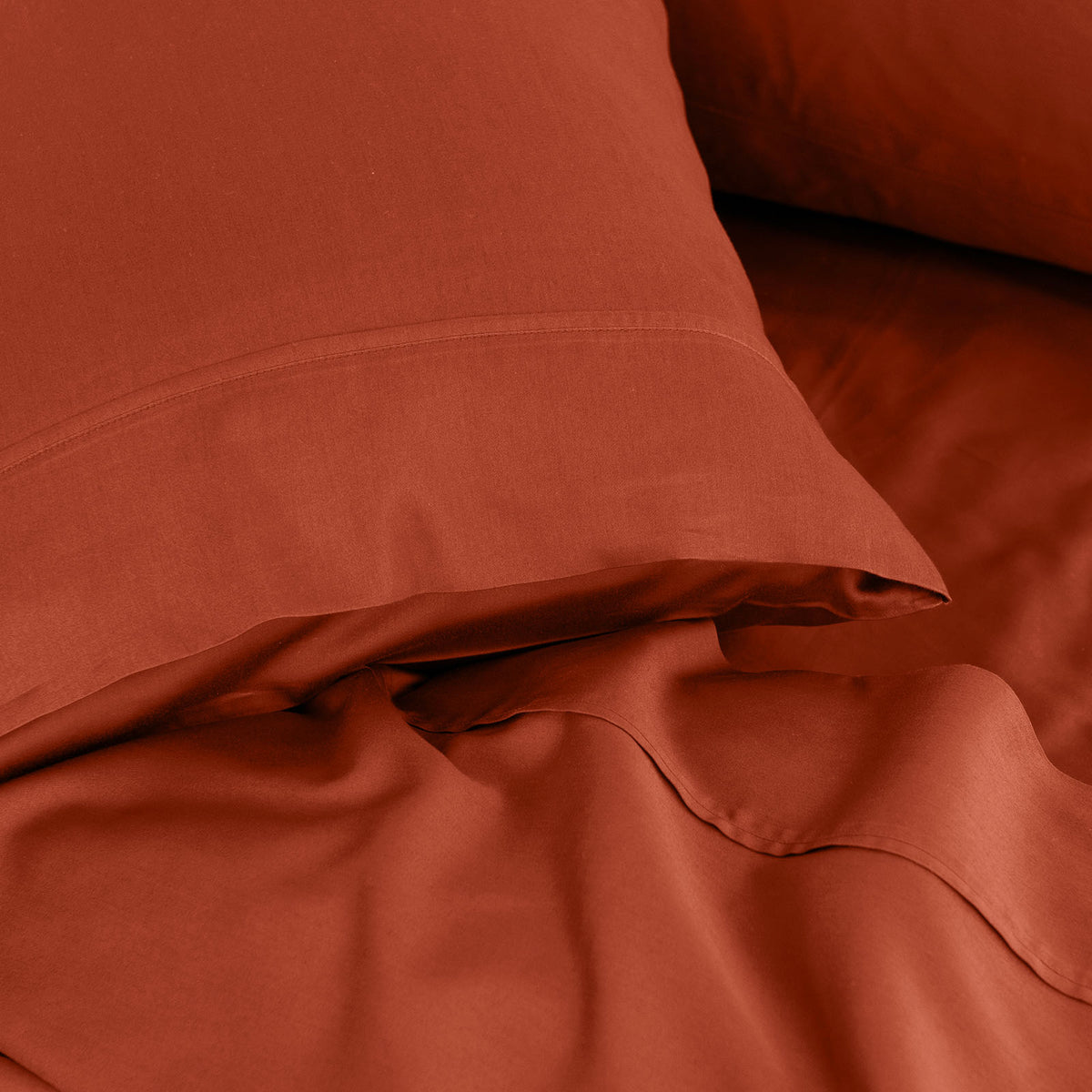 Royal Comfort - Balmain 1000TC Bamboo cotton Sheet Sets (Queen) - Cinnamon-1951134877512503300