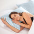 SILK PILLOW CASE TWIN PACK - SIZE: 51X76CM - Soft Blue-1951134815088676866