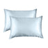 SILK PILLOW CASE TWIN PACK - SIZE: 51X76CM - Soft Blue-1951134815088676868