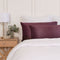 SILK PILLOW CASE TWIN PACK - SIZE: 51X76CM? - Malaga Wine-1951134815281614849