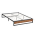 Sorrento Metal and Wood bed base - Single