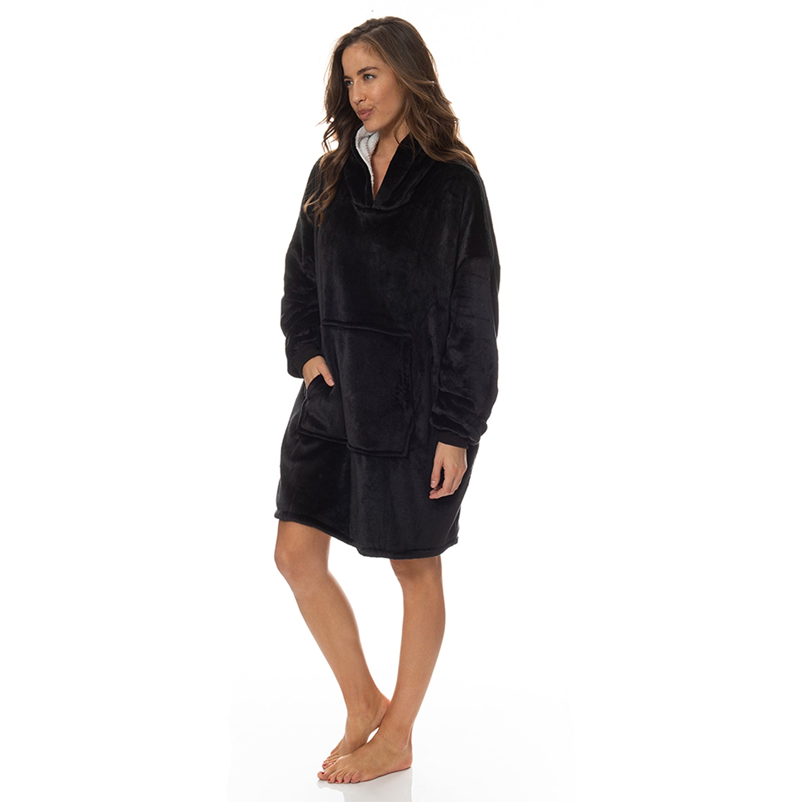 Royal Comfort Snug Hoodie - Black-1889884891676545025