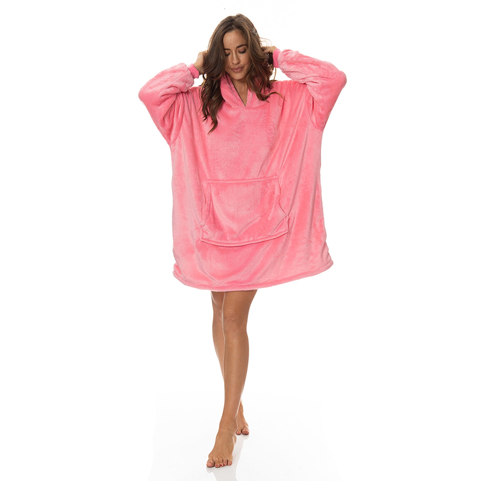 Royal Comfort Snug Hoodie - Pink-1889884892024672257