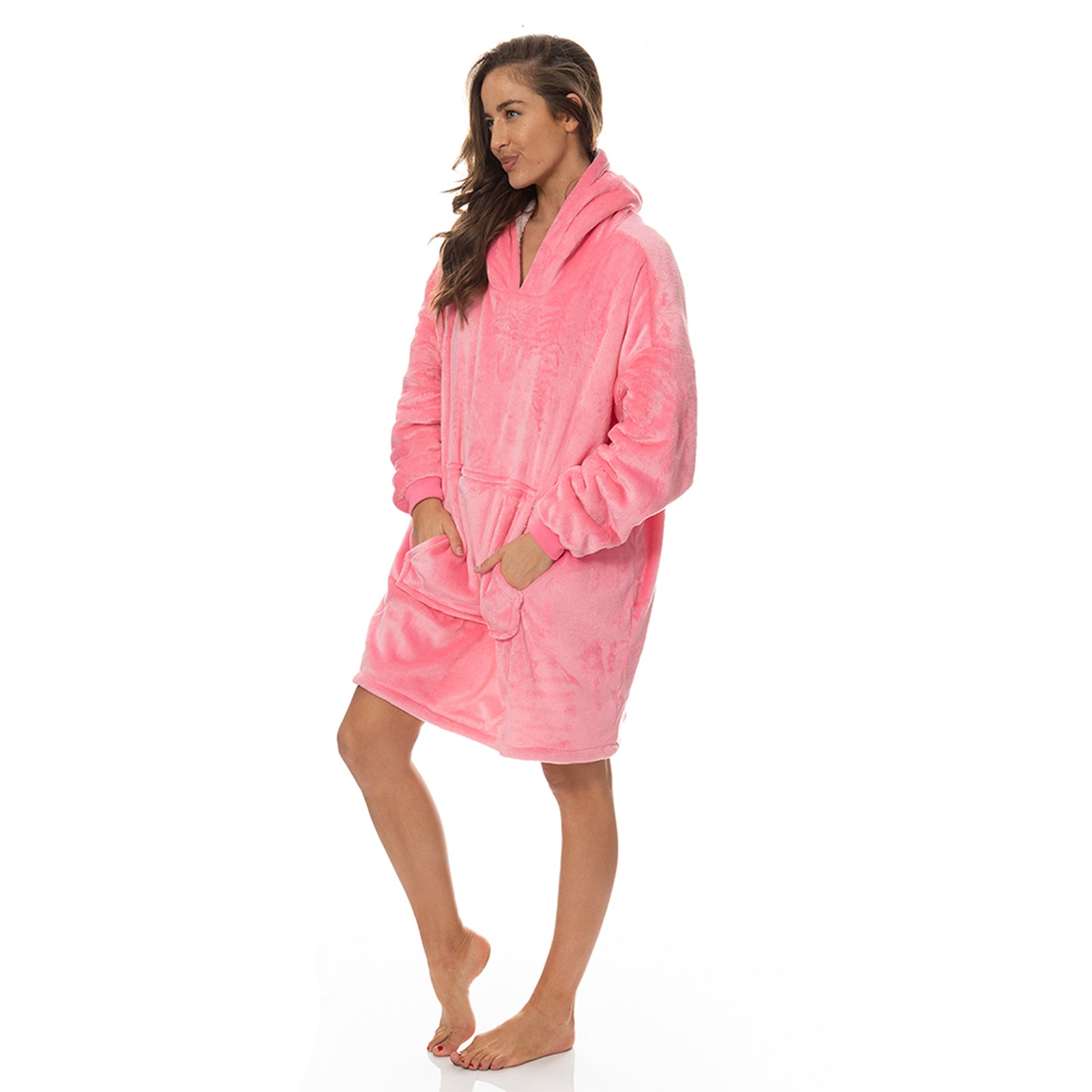 Royal Comfort Snug Hoodie - Pink-1889884892024672258