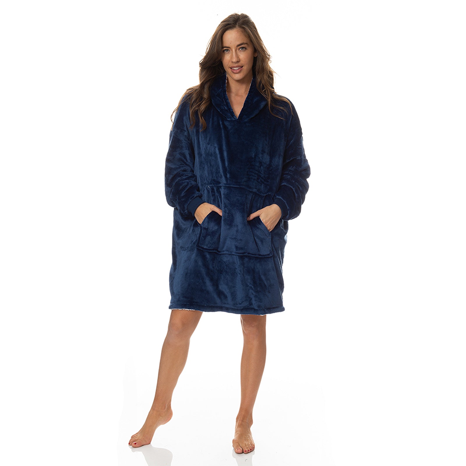 Royal Comfort Snug Hoodie - Navy-1889884892351827968