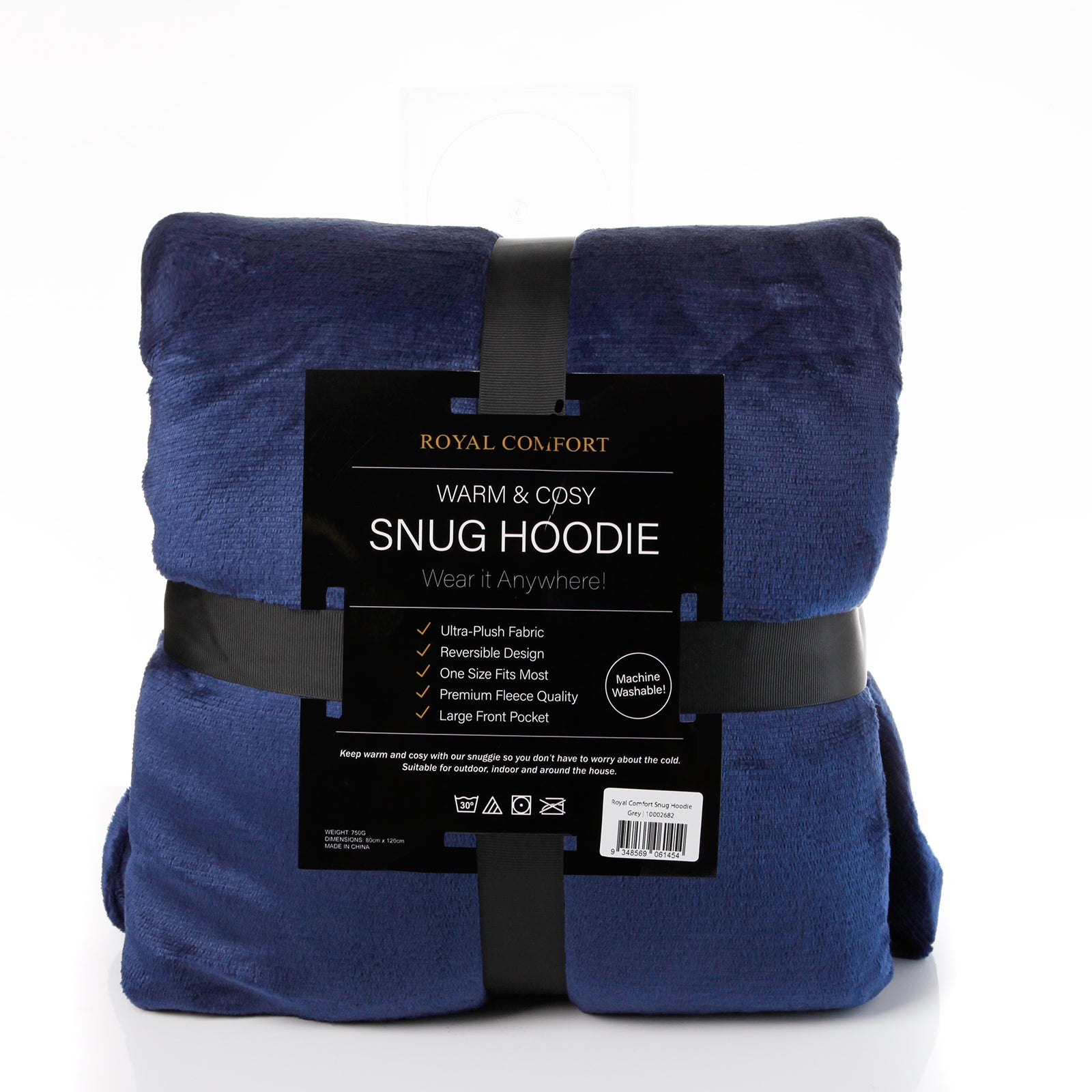 Royal Comfort Snug Hoodie - Navy-1889884892351827972